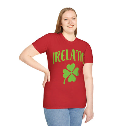 Ireland Shamrock St Patricks Day Clover Irish T-Shirt For Men Women T-Shirt