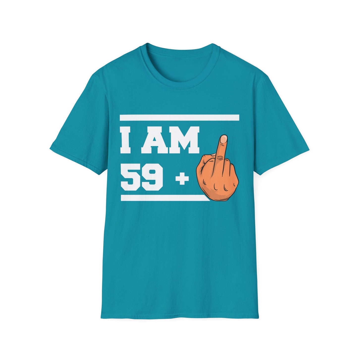 Funny 60th Birthday Sarcastic Gift 59+1 59 Plus 1 T-Shirt