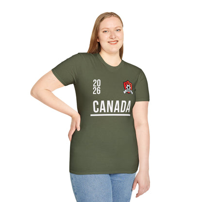 Canada Soccer Tee Flag Football Shirt Gift 2026 T-Shirt