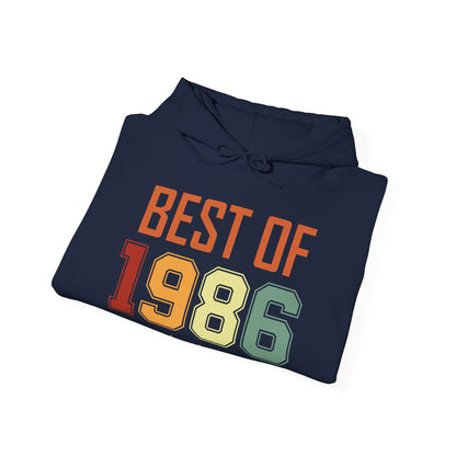 Funny Vintage Best of 1986 40 Year Old Gift 40th Birthday Hoodie For Men Women Hoodie