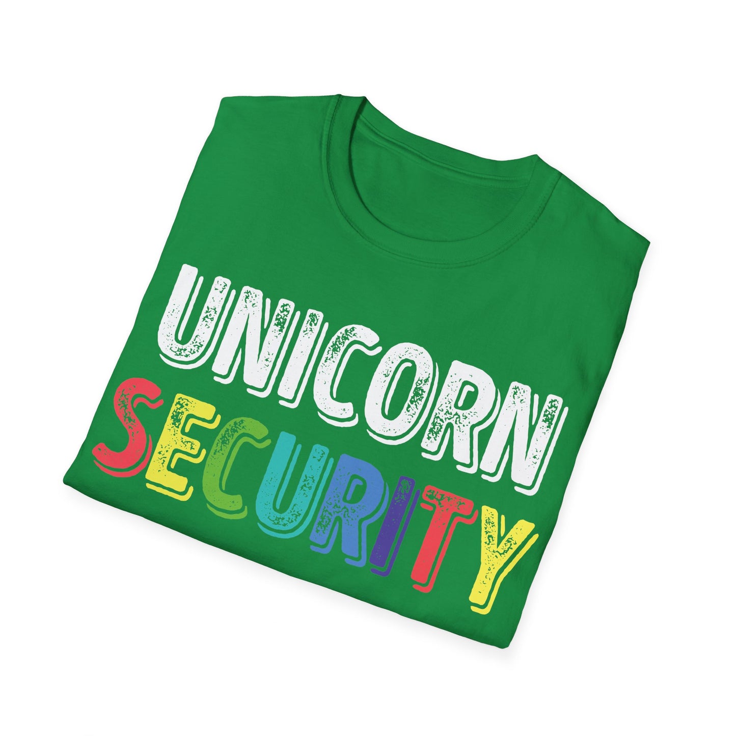 Funny Unicorn Security Costume Police T-Shirt Men Women Kids
