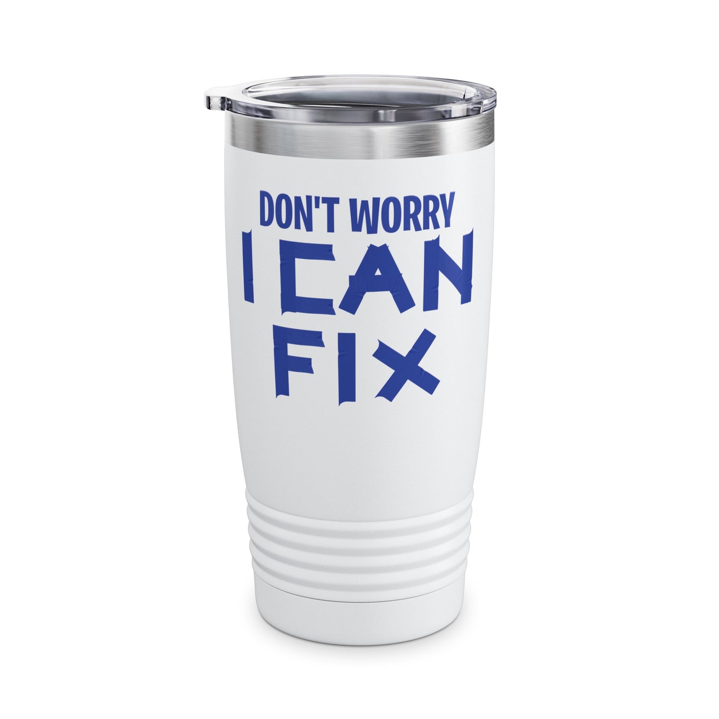 Funny Don't Worry I Can Fix It Duct Tape Ducktape Husband Tumbler