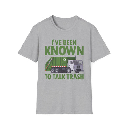Funny Talk Trash Garbage Truck for Sanitation Worker  T. shirt