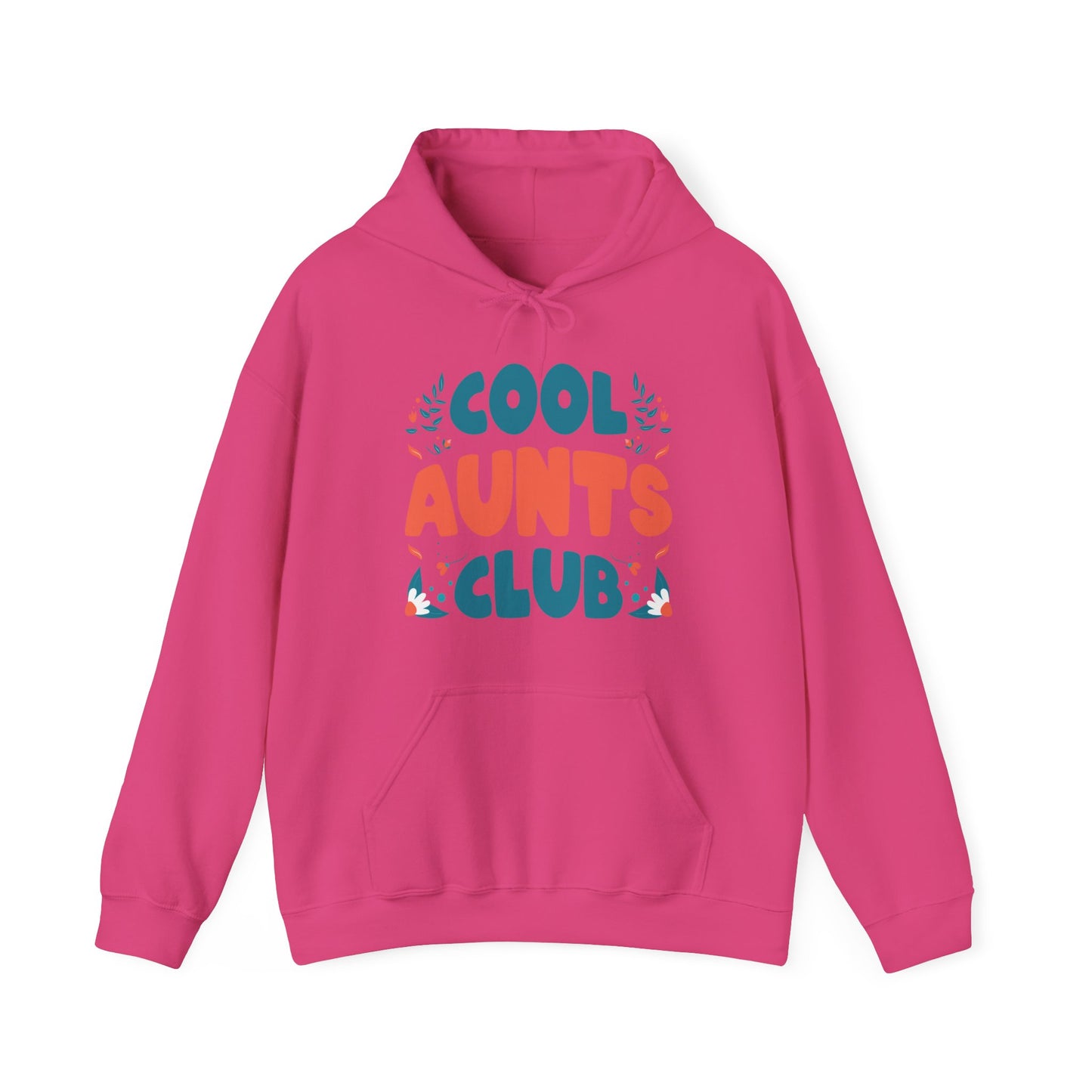 Cool Aunts Club Groovy Retro Smile Aunt Auntie Funny Mother's Day Hoodie