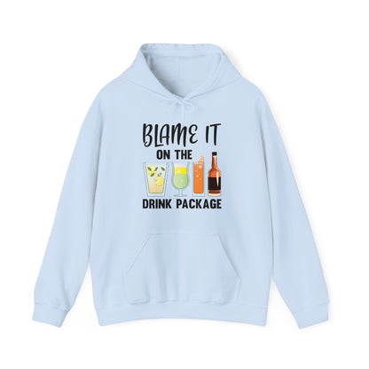 Blame It On The Drink Package Funny Cruise Hoodie For Men Women Hoodie