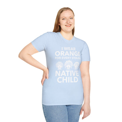 I Wear Orange for Every American Native Child Indian Pride T-Shirt for Men Women