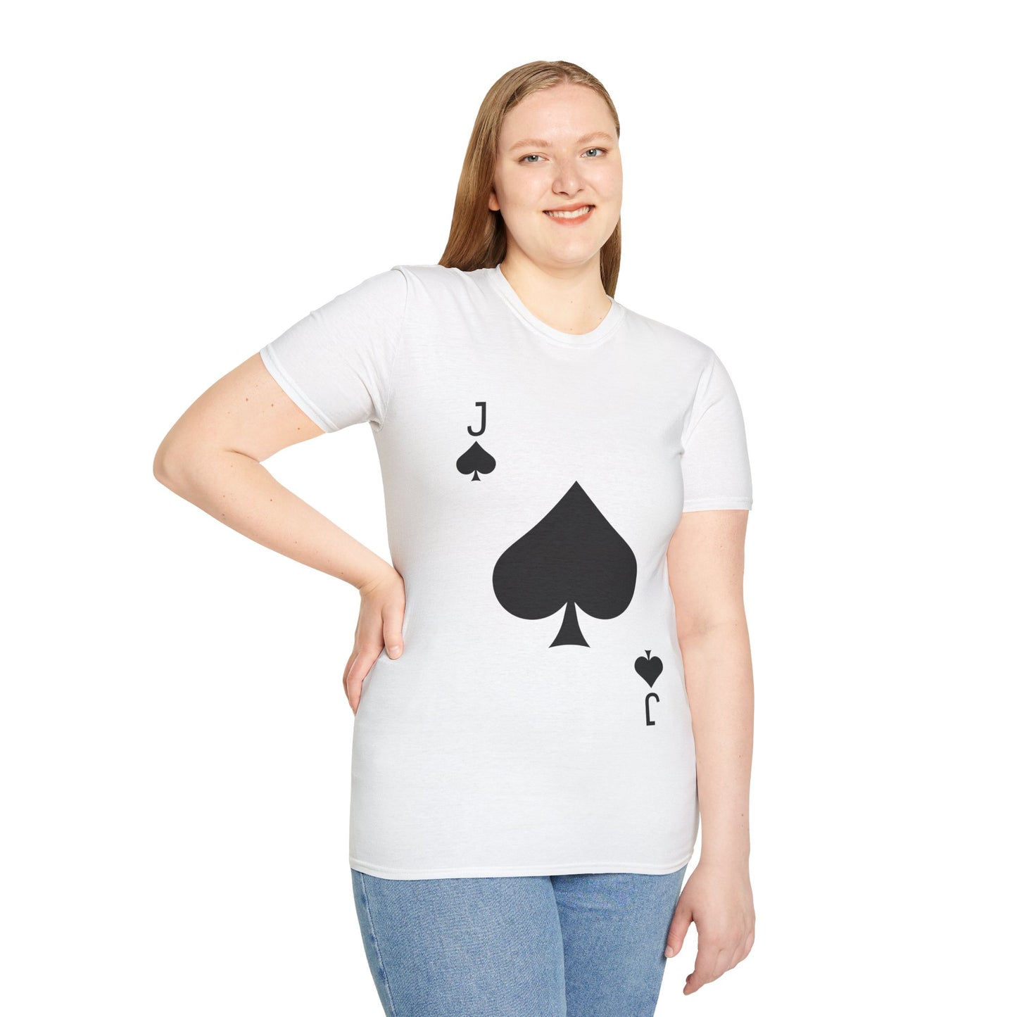 Jack of Spades Deck of Cards Halloween Costume  T-Shirt For Men