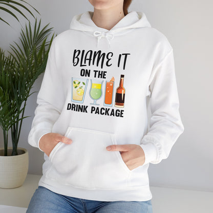 Blame It On The Drink Package Funny Cruise Hoodie For Men Women Hoodie