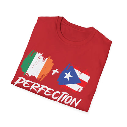 Irish Plus Puerto Rican Perfection Heritage T-Shirt For Men Women T-Shirt