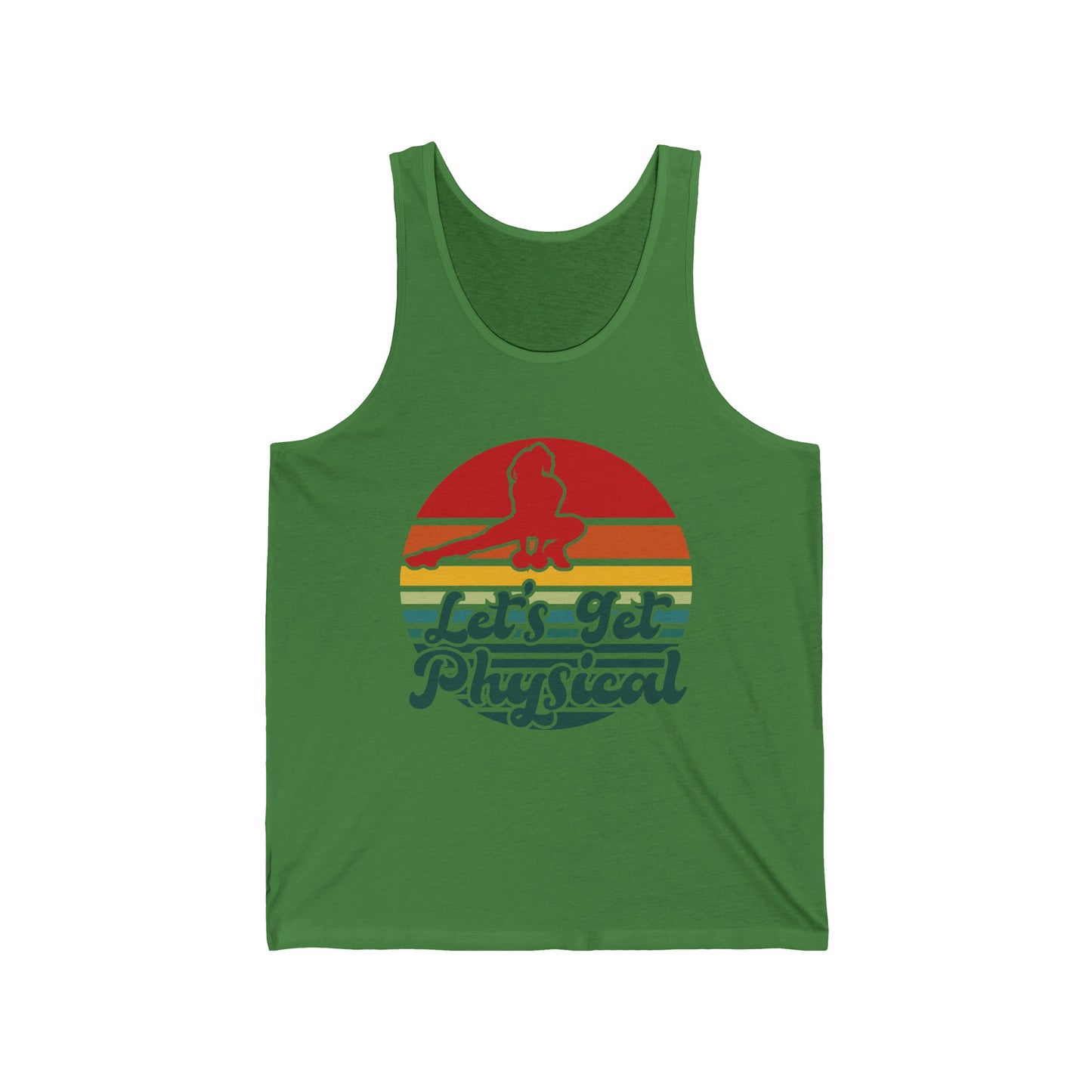 Lets Get Physical Workout Gym Tee Rad 80'S Retro Tank Tops For Men Women