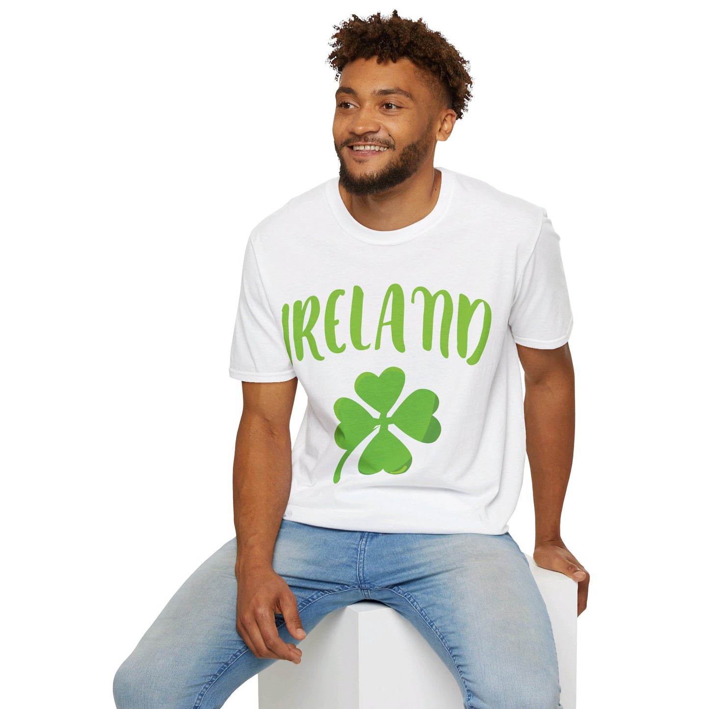 Ireland Shamrock St Patricks Day Clover Irish T-Shirt For Men Women T-Shirt