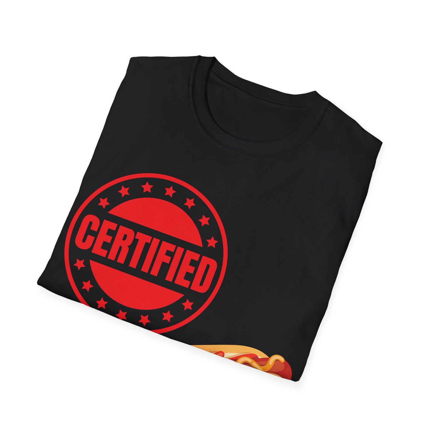 Certified Hotdogologist Hotdog Cool Sausage Hot Dog Lover T-Shirt For Men Women T-Shirt