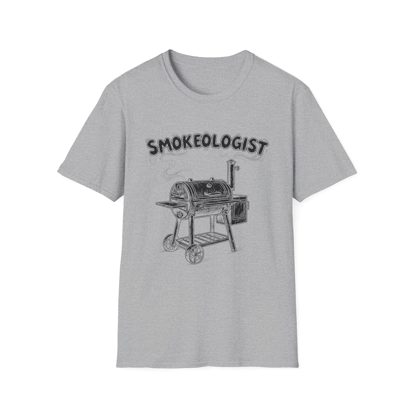 Funny Smokeologist Pitmaster BBQ Smoker Grilling T-Shirt