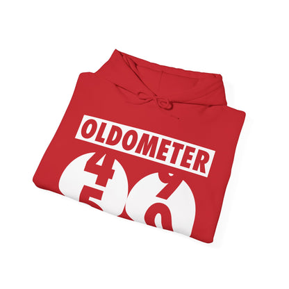 Funny Oldometer Odometer 50th Birthday Gift 50 yrs Old Joke Hoodie For Men Women Hoodie