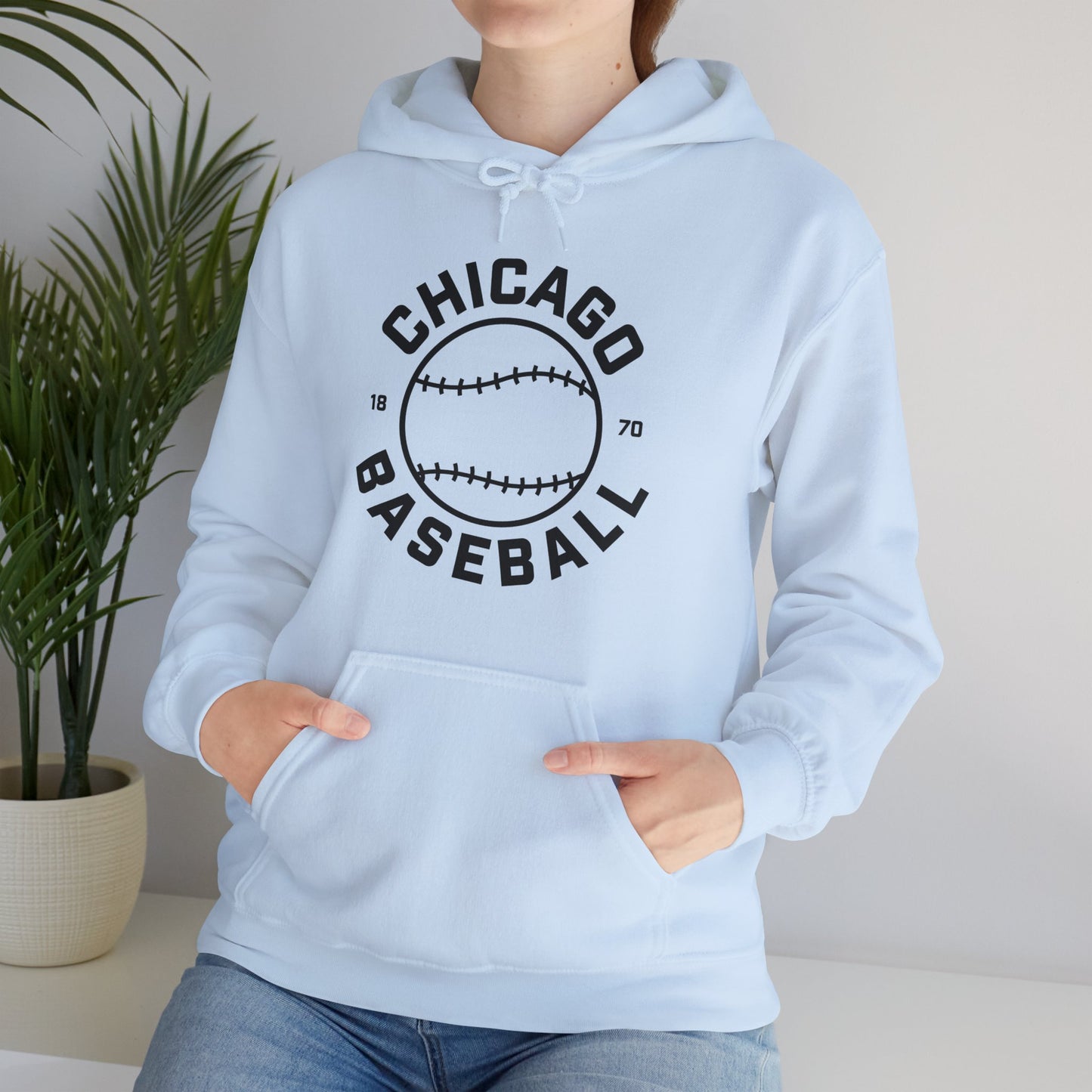 Chicago Baseball Gameday Fan Gear Sports Baseballer Hoodie For Men Women Hoodie