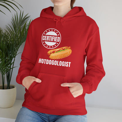 Certified Hotdogologist Hotdog Cool Sausage Hot Dog Lover Hoodie For Men Women Hoodie