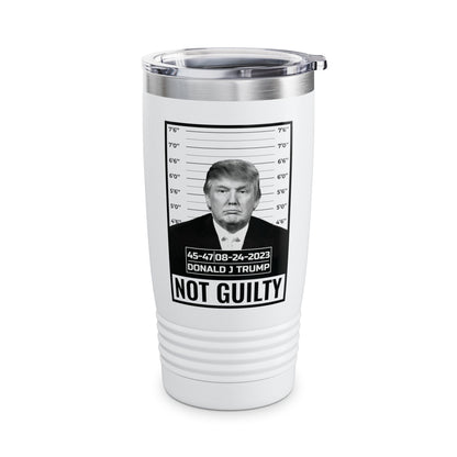 Donald Trump Police Mugshot Not Guilty President Legend 45 47 Tumbler For Men Women