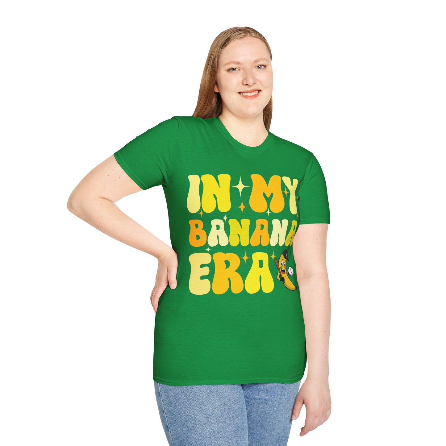 Funny In My Bananas Era Fruit Lover Baseball Player T-Shirt For Men Women T-Shirt