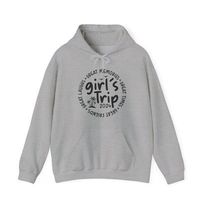 Girl's Trip 2024 Memories Friends Trip Matching Vacation Hoodie For Men Women Hoodie