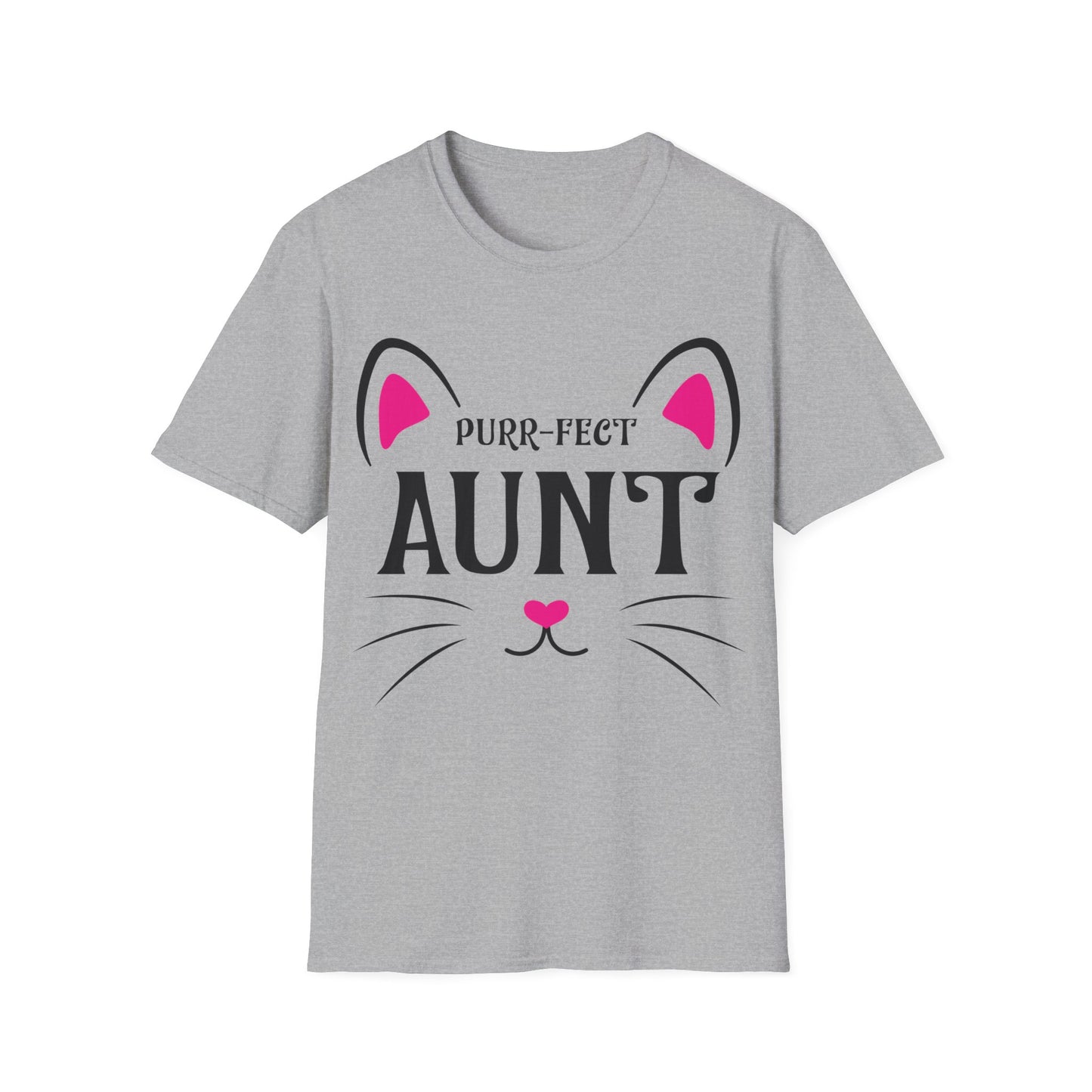 PURR-FECT Aunt Funny Cat Lover Cute Funny Kitten T Shirt Gift For Men Women T-Shirt