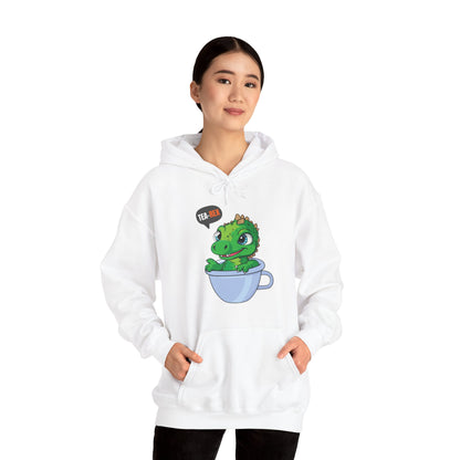 Tea-Rex In A Cup Cute T-Rex Dinosaur Kawaii Coffee Tea Funny Dino Pun Hoodie For Men Women Hoodie