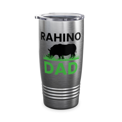 Funny Rhino Dad Tumbler Rhinos Chubby Unicorns Tumbler Gifts For Men Tumbler