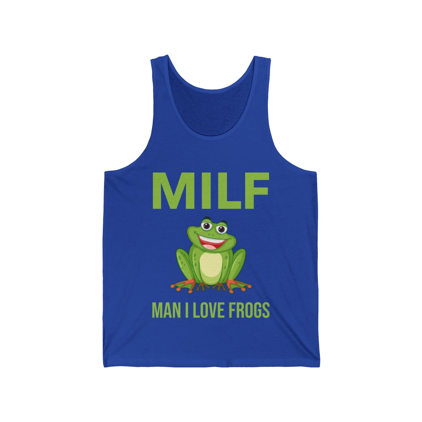 Funny Milf Man I Love Frogs Sarcastic Frog Lovers Tank Top