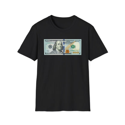 Funny Pro Trump 100 Dollar Bill Donald Trump Signature 4th of July American Patriot Support Trump Gift T-Shirt