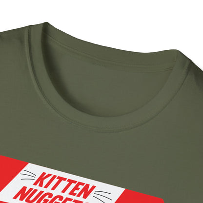 Funny Kitten Nuggets Food Pun Cat Lover Gift Chicken Nuggets T-Shirt For Men Women T-Shirt