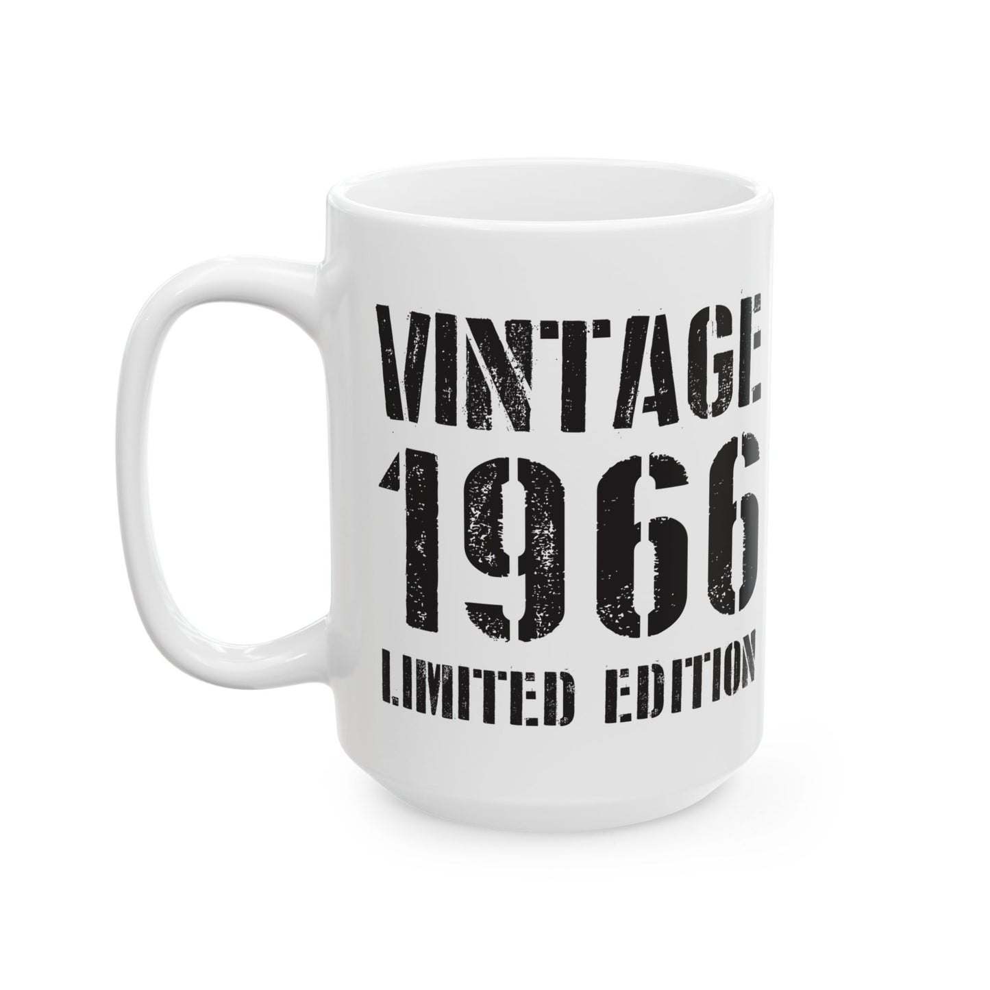 Funny Vintage 1966 60th Birthday Gifts 60 Year Old Coffee Mug For Men Women