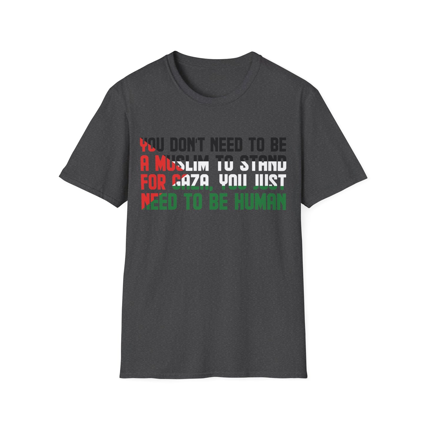 Free Palestine Flag Gaza Palestinian Flag Human Rights T-Shirt For Men Women T-Shirt