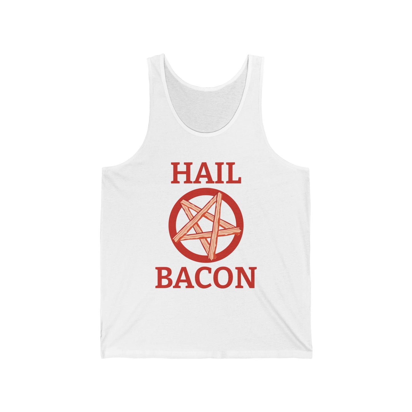 Hail Bacon Funny Bacon Food Lover Foodie Tank Top for Men Hail Bacon Tank Tops