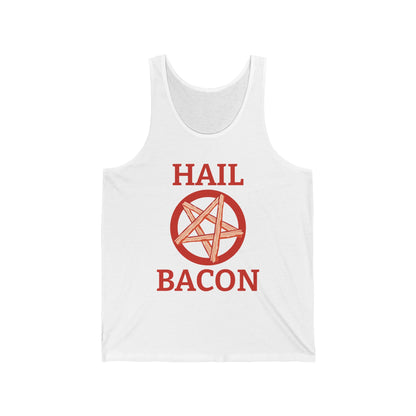 Hail Bacon Funny Bacon Food Lover Foodie Tank Top for Men Hail Bacon Tank Tops