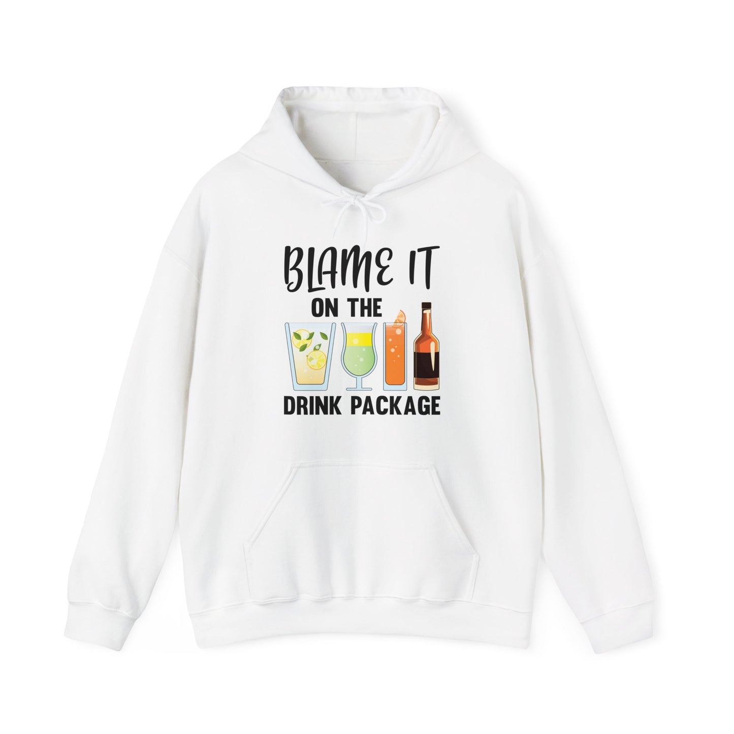 Blame It On The Drink Package Funny Cruise Hoodie For Men Women Hoodie