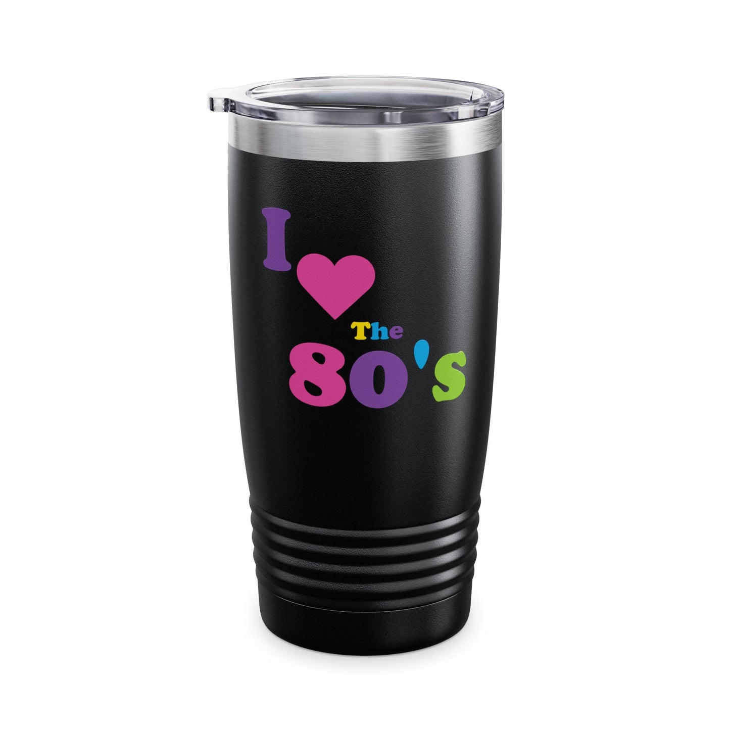 Womens I Love The 80s Tumbler Disco 80s Costumes Retro Tumbler