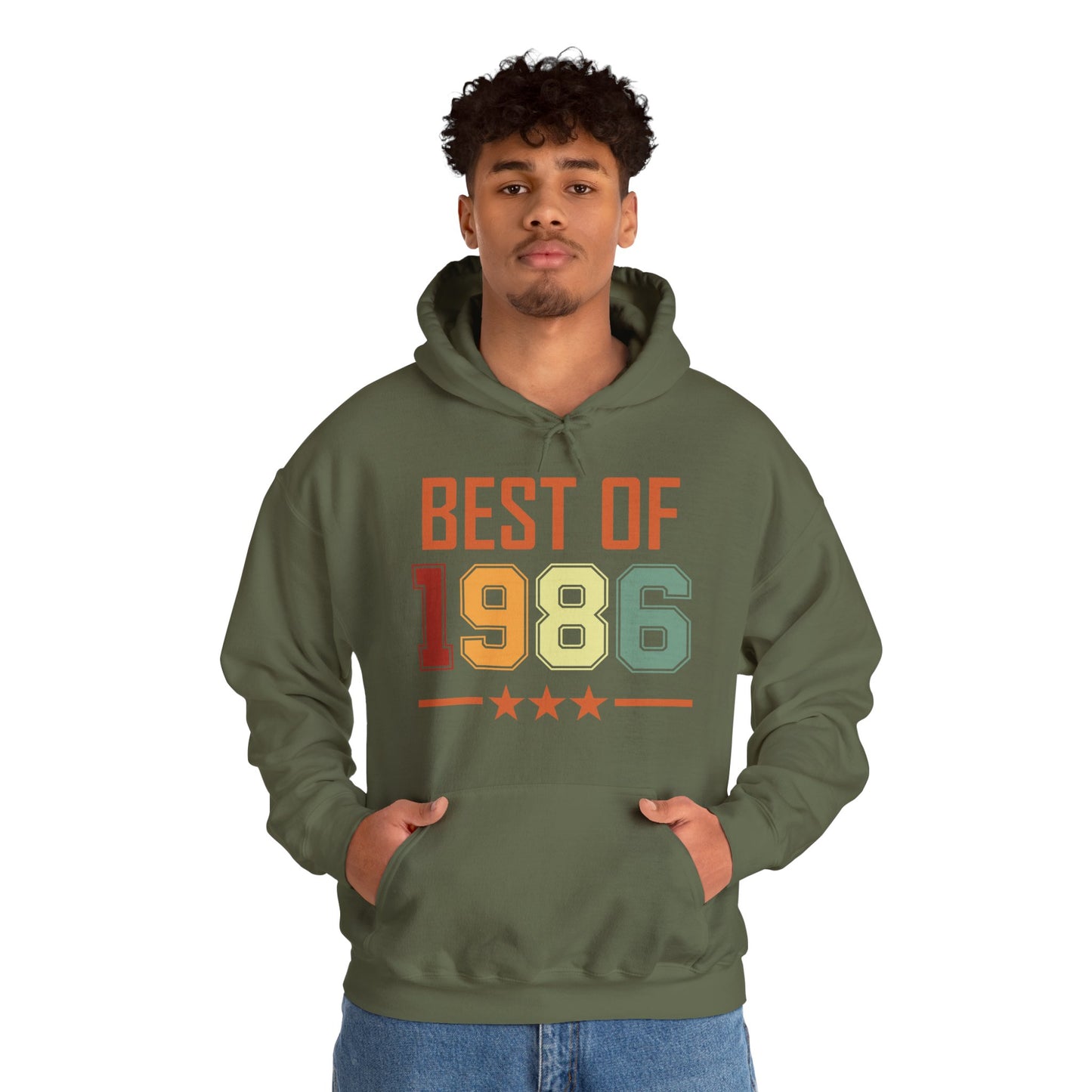 Funny Vintage Best of 1986 40 Year Old Gift 40th Birthday Hoodie For Men Women Hoodie