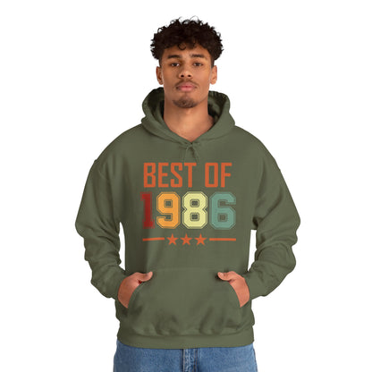 Funny Vintage Best of 1986 40 Year Old Gift 40th Birthday Hoodie For Men Women Hoodie