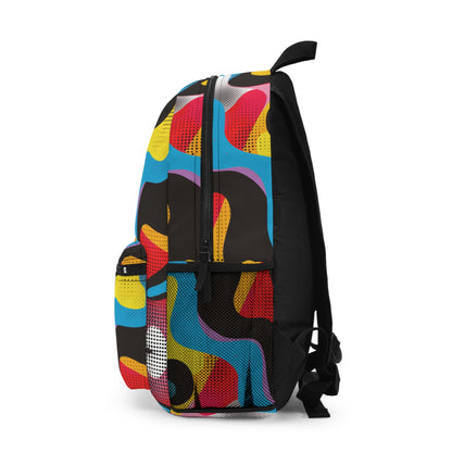 Pop Art Punch Pattern Backpacks For Men Women Kids School Travel, Capacity School Backpacks