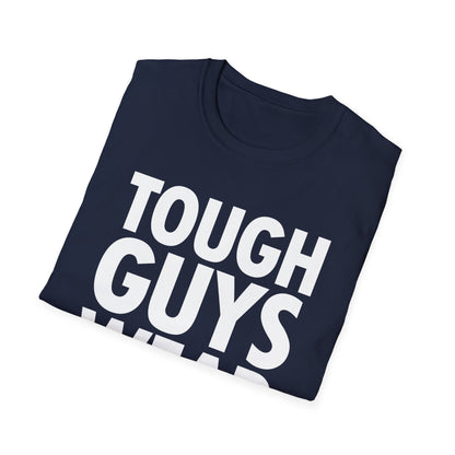 Tough Guys Wear Pink Breast Cancer Awareness October T-Shirt