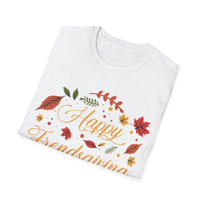 Funny Happy Friendsgiving Shirt Turkey Friends Thanksgiving T-Shirt