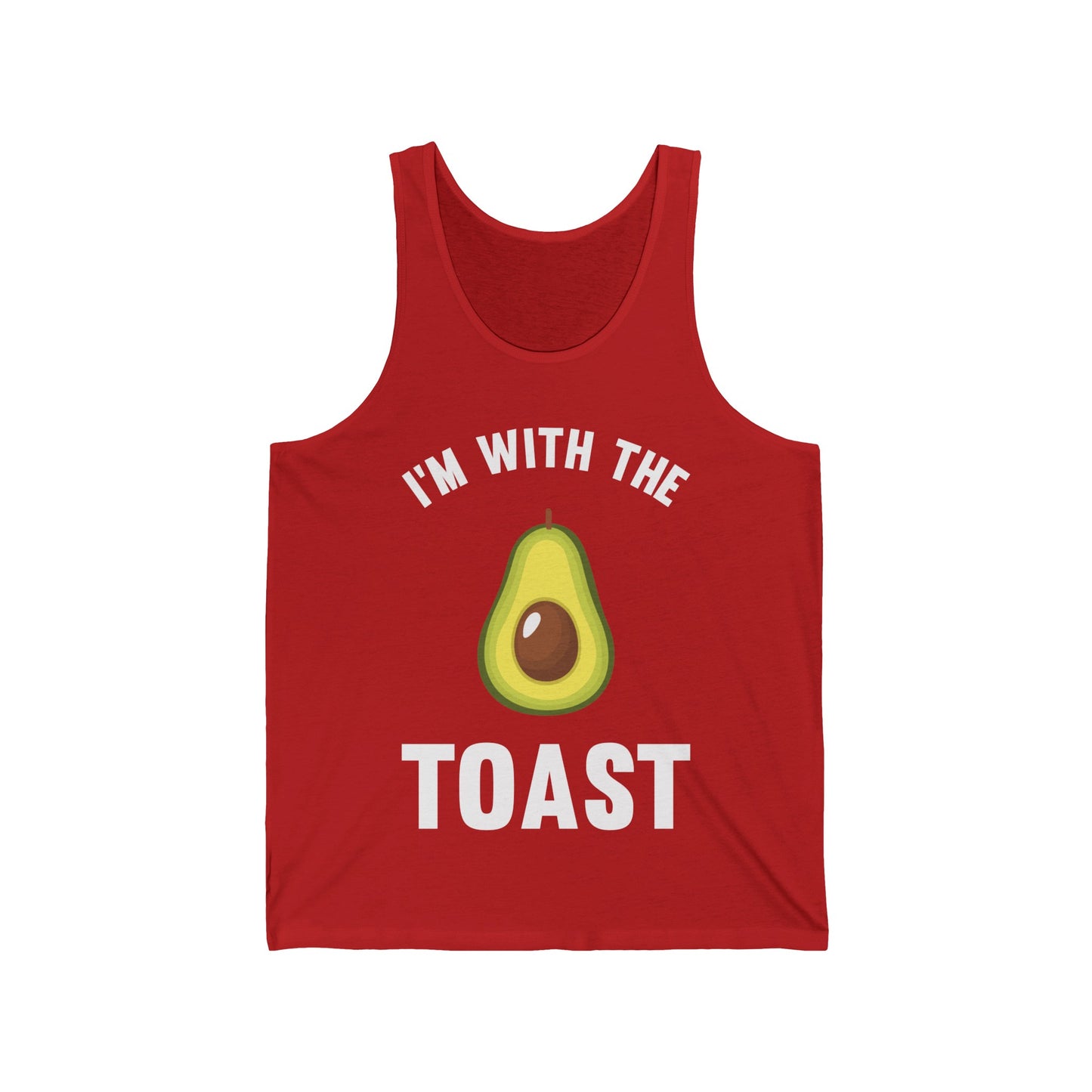 Funny I Am with The Toast Avocado Halloween Costume Tank Tops Men Women