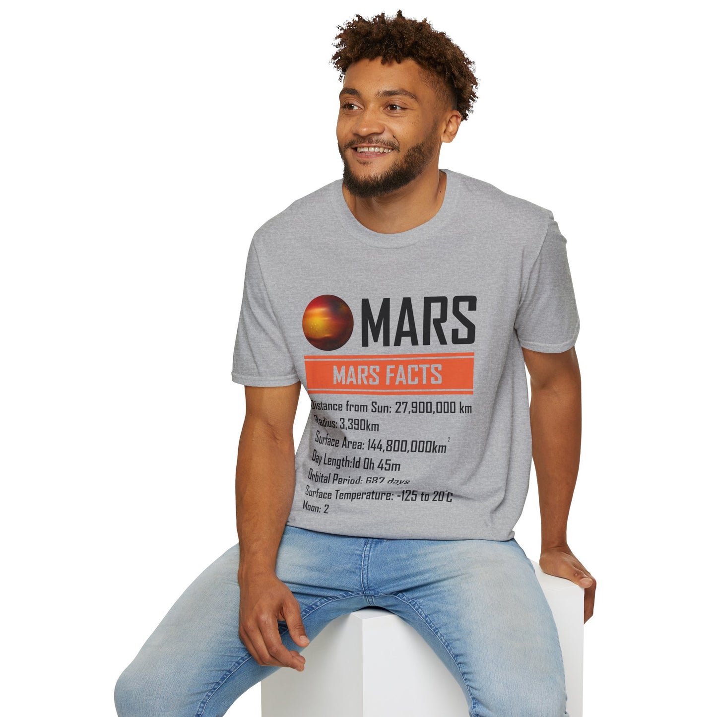 Mars Facts About Mars Planet Space Lover T-Shirt Men Women