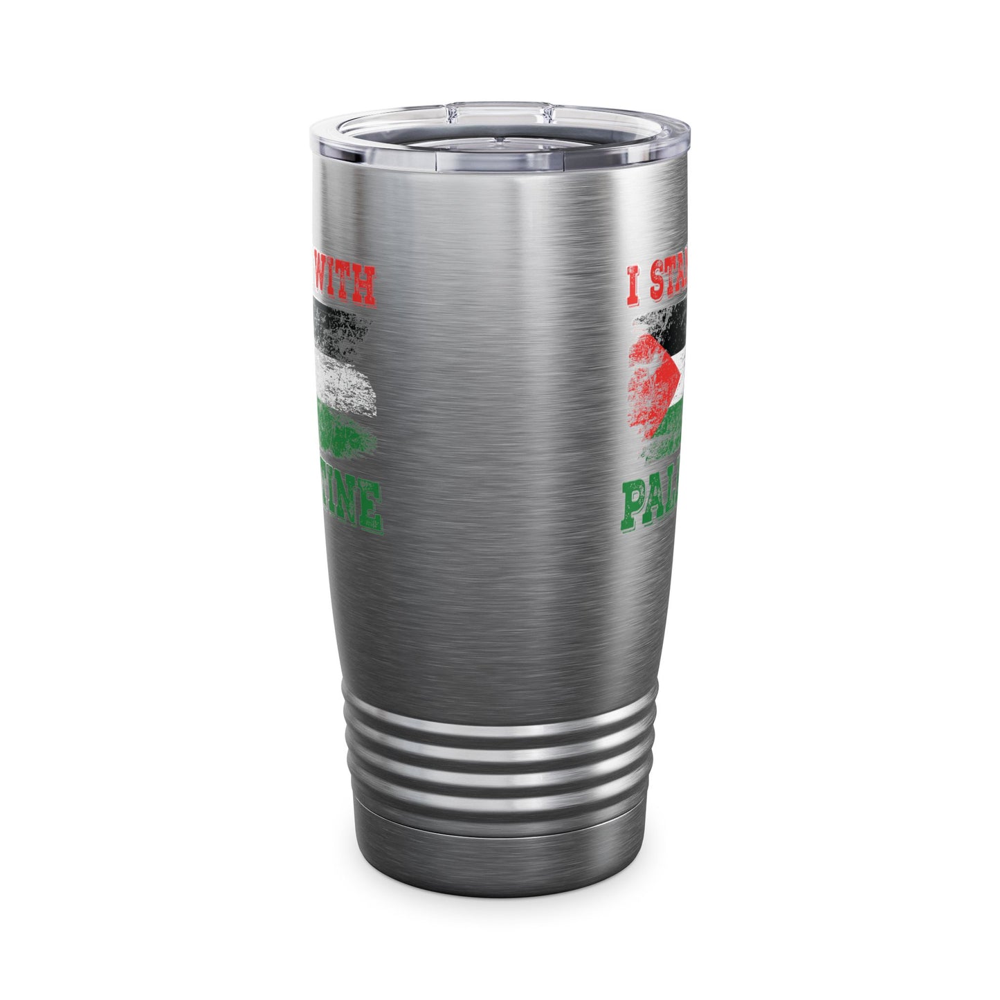 I Stand With Palestine Free Palestine Flag Gaza Palestinian Flag Tumbler For Men Women Tumbler