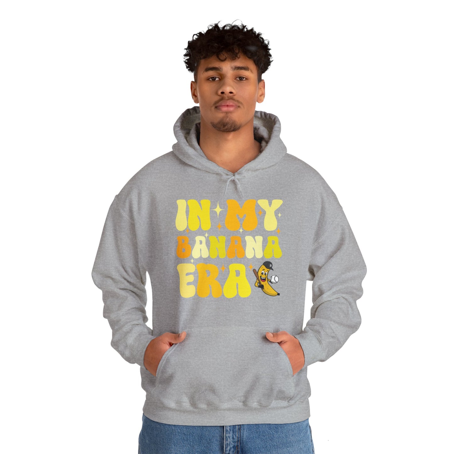 Funny In My Bananas Era Fruit Lover Baseball Player Hoodie For Men Women Hoodie