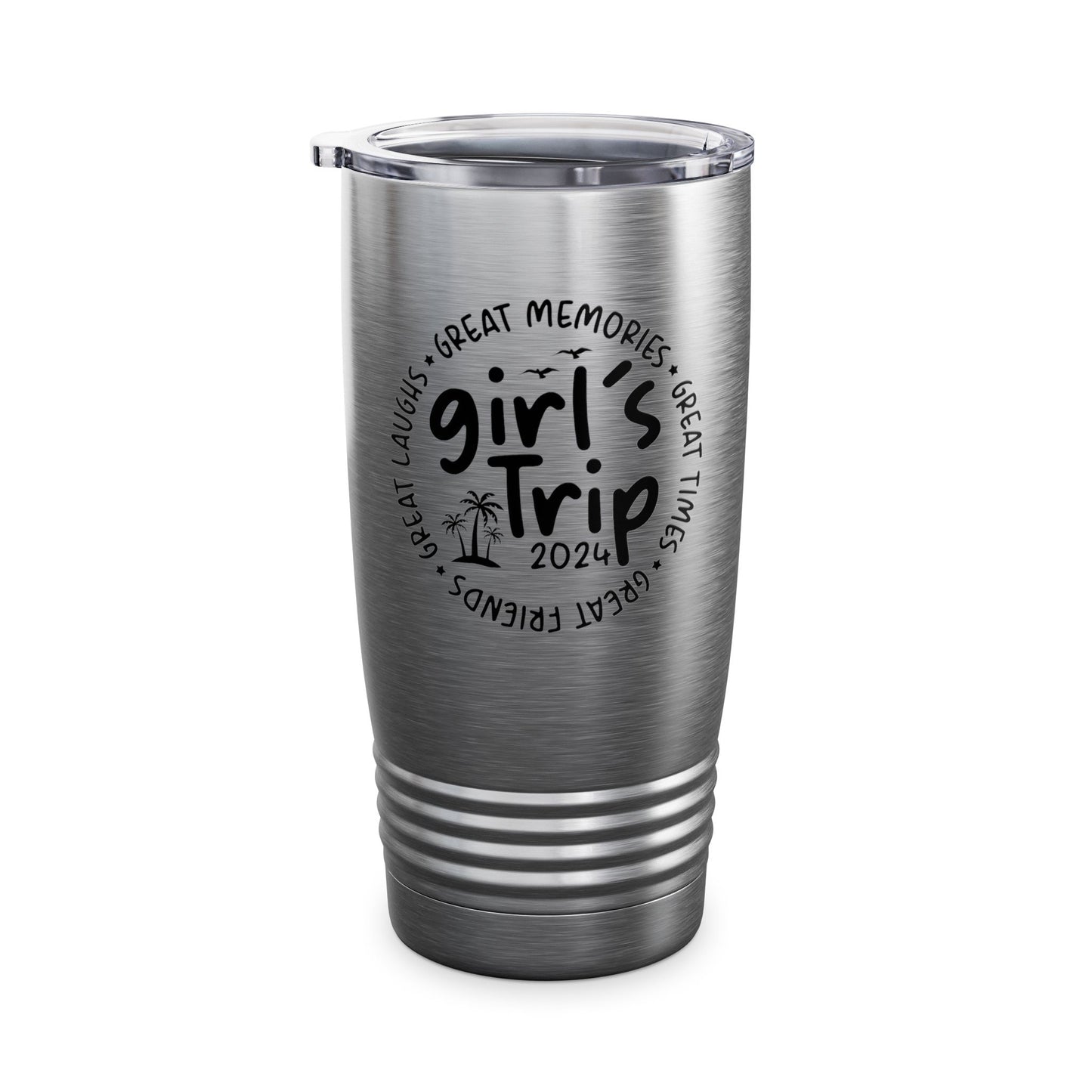 Girl's Trip 2024 Memories Friends Trip Matching Vacation Tumbler For Men Women Tumbler