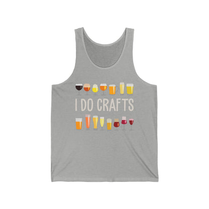 I Do Crafts Beer Vintage Craft Home Brew Art Tank Tops For Men Women