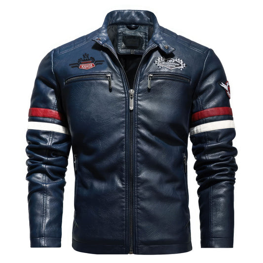 Mens Leather Jacket Air Force Pilot Motorcycle Leather Jacket Coat Genuine Leather Jackets