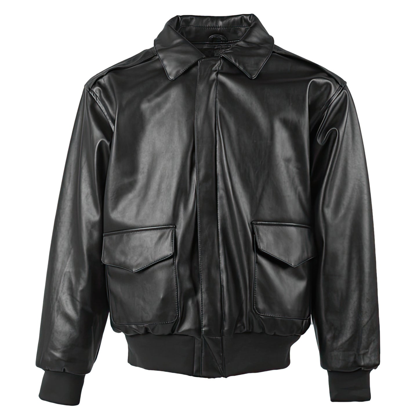 Mens A2 Pilot Coat Lapel Thickened Loose Solid Classic Punk Handsome Versatile Warm Oversize Leather Jacket