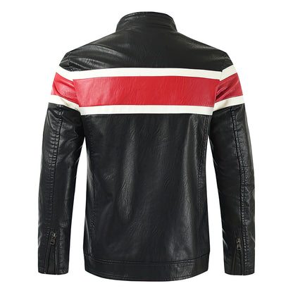 Mens Vintage Motorcycle Jacket Men Biker Leather Jacket Man Embroidery Bomber Coat Winter Overcoat Genuine Leather Jackets