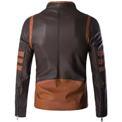 Mens Leather Jacket Motorcycle Leather Bomber Jacket Casual Outwear Mans Coats Genuine Leather Jackets